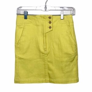 ASTR The Label Yellow Wallace Mini Skirt